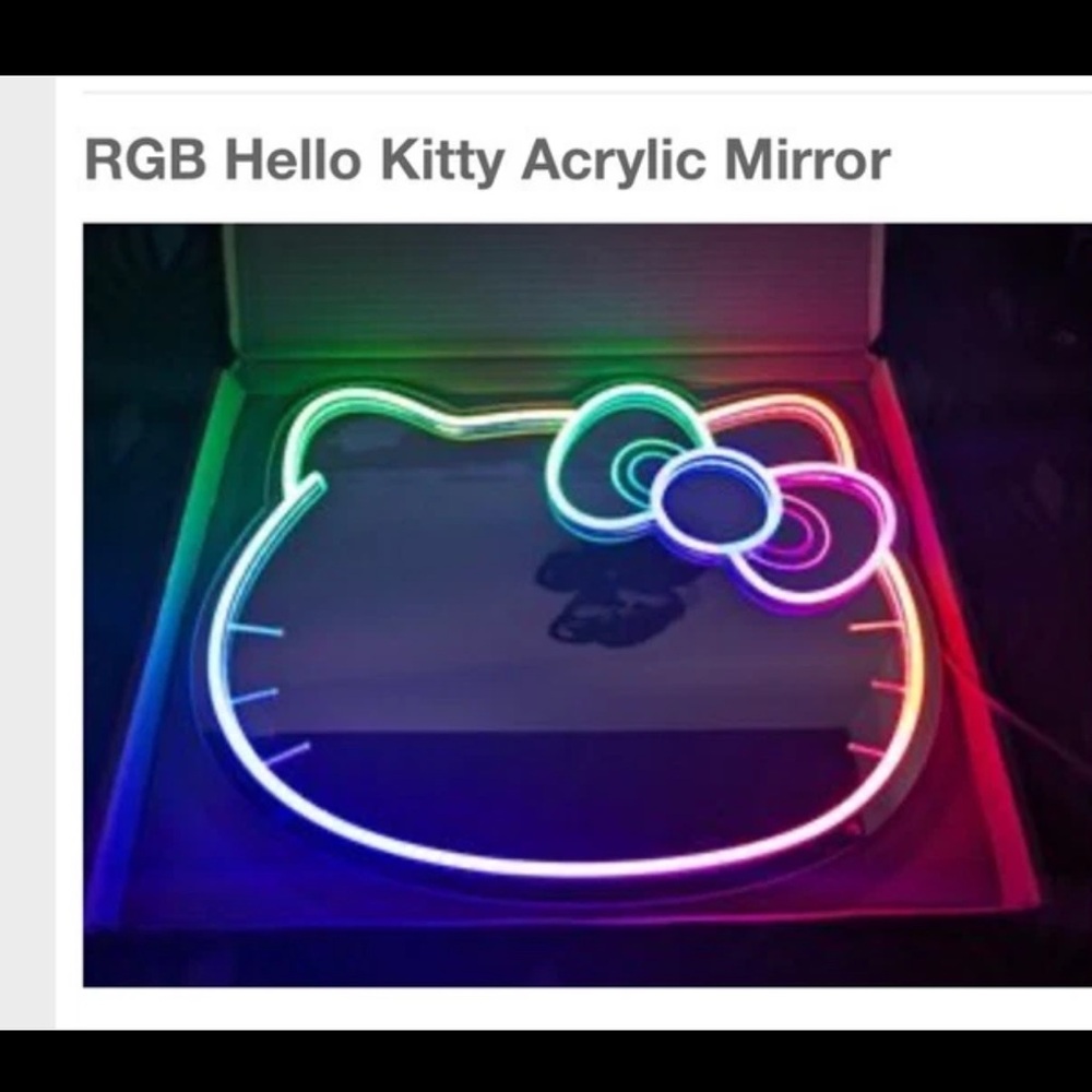 New Hello Kitty Led lighted mirror 16.4 inches X 13.3 inches